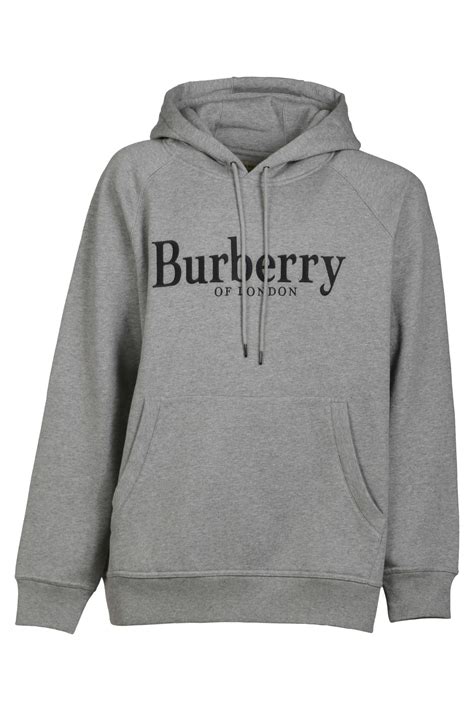 burberry grey logo hoodie|Burberry hoodie xxl.